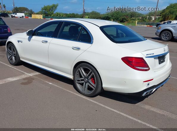 WDDZF8KB5JA416615 2018 MERCEDES-BENZ AMG E 63 White 