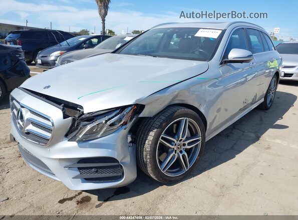 WDDZH6JBXKA638326 2019 MERCEDES-BENZ E-CLASS Silver Front left