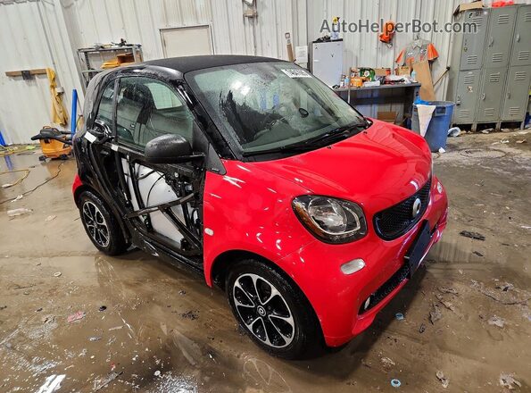 WMEFJ9BA7HK226779 2017 SMART FORTWO Red Delantero derecho