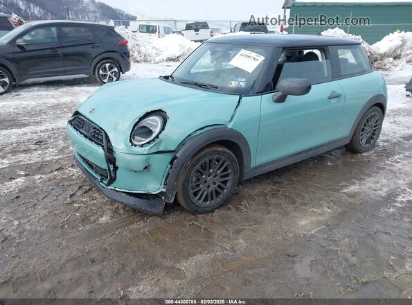 WMW13GD01S2W58476 2025 MINI HARDTOP Light Blue Передняя левая четверть