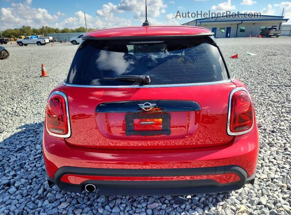 WMW33DH0XN2P81991 2022 MINI COOPER Red უკანა ხედი