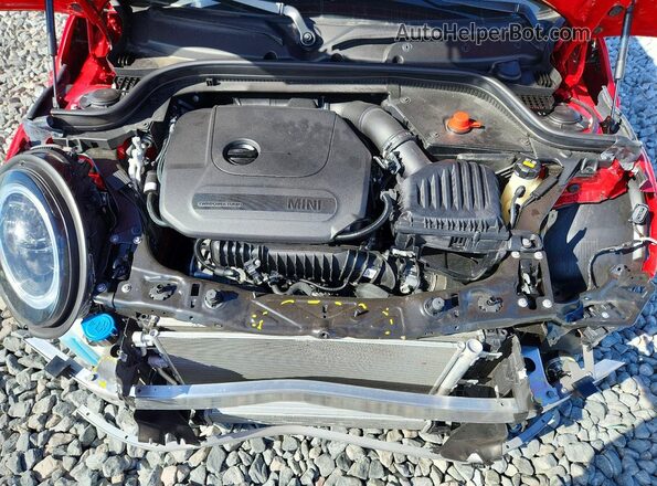 WMW33DH0XN2P81991 2022 MINI COOPER Red უკანა სალონის ხედი