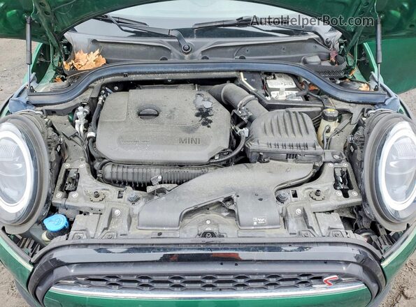 WMW53DH05N2P59440 2022 MINI COOPER Зеленый Вид задней части салона