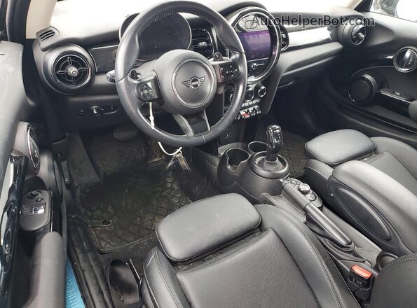 WMW53DH05N2P78943 2022 MINI COOPER Black წინა პანელის ხედი