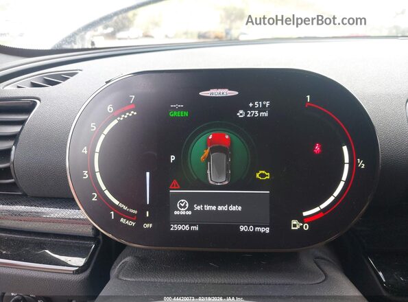 WMWJZ9C01M2P33384 2021 MINI CLUBMAN Gray 