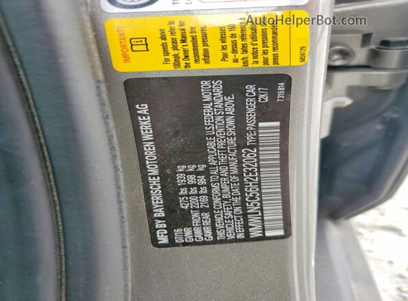 WMWLN5C56H2E32062 2017 MINI COOPER Gray 