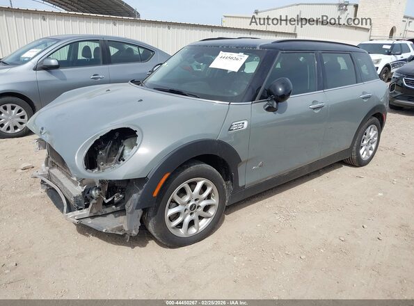 WMWLU1C56J2F29294 2018 MINI CLUBMAN Gray წინა მარცხენა ხედი სამი მეოთხედიდან