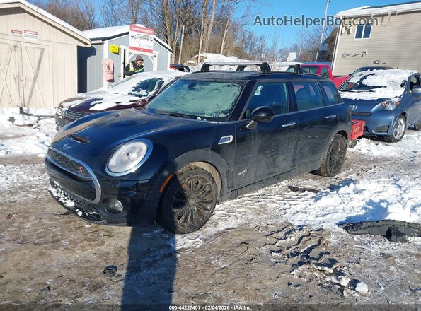 WMWLU5C56H2C46363 2017 MINI CLUBMAN Black წინა მარცხენა ხედი სამი მეოთხედიდან