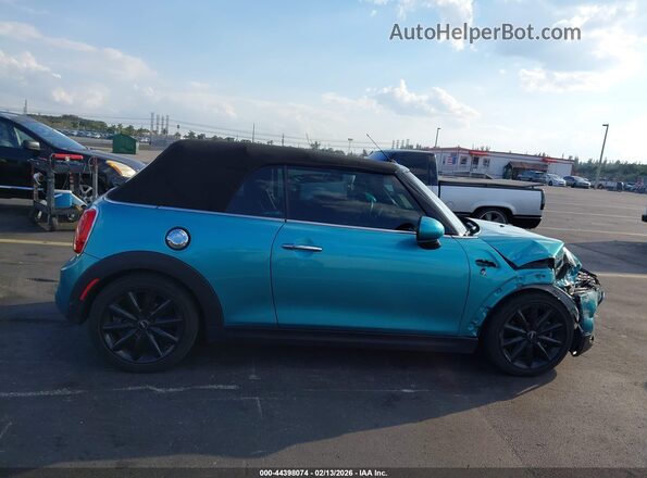 WMWWG9C53J3E38352 2018 MINI CONVERTIBLE Blue უკანა სალონის ხედი