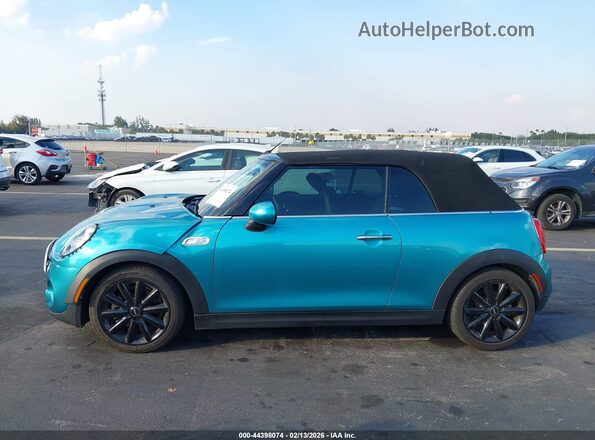 WMWWG9C53J3E38352 2018 MINI CONVERTIBLE Blue სალონის 360-გრადუსიანი ხედი