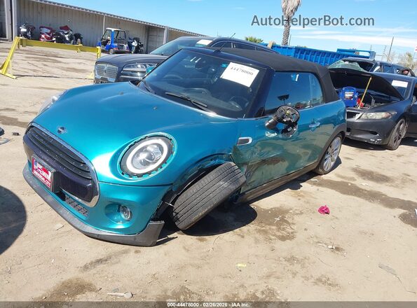 WMWWJ3C02L3L71620 2020 MINI CONVERTIBLE Turquoise Przód lewy