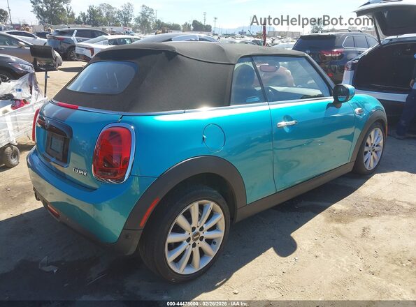 WMWWJ3C02L3L71620 2020 MINI CONVERTIBLE Turquoise Tył prawy