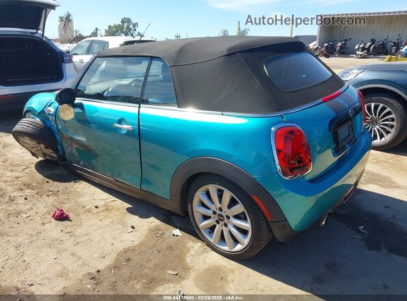 WMWWJ3C02L3L71620 2020 MINI CONVERTIBLE Turquoise Tył lewy