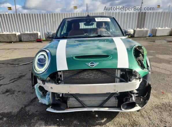 WMWWJ5C09M3N15001 2021 MINI COOPER Зеленый Вид спереди