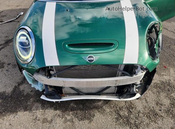 WMWWJ5C09M3N15001 2021 MINI COOPER Зеленый Вид задней части салона