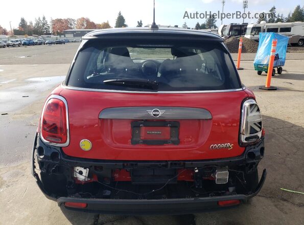 WMWXP3C07M2N26642 2021 MINI COOPER Red Հետևի տեսք
