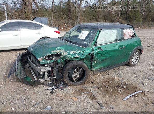 WMWXR3C08M2N98492 2021 MINI HARDTOP Green Առջևի ձախ երեք քառորդ տեսարան