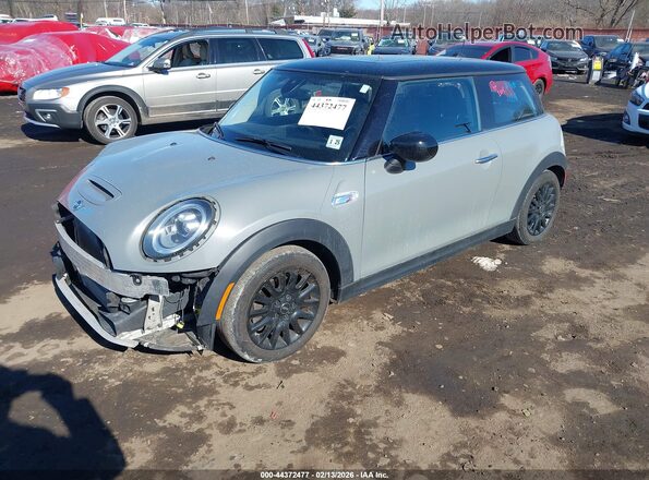 WMWXR5C06L2L96891 2020 MINI HARDTOP Gray Առջևի ձախ երեք քառորդ տեսարան