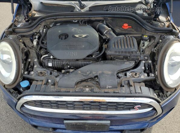 WMWXU3C59G2D29774 2016 MINI COOPER Blue Вид задньої частини салону