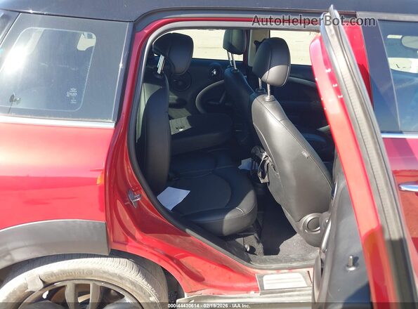 WMWZB3C52GWR49595 2016 MINI COUNTRYMAN Red Vista de la etiqueta del VIN