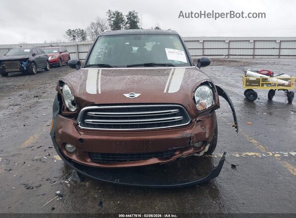 WMWZB3C53GWR48147 2016 MINI COUNTRYMAN Burgundy Вид панелі приладів