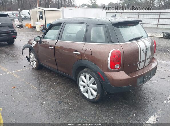 WMWZB3C53GWR48147 2016 MINI COUNTRYMAN Burgundy Задня ліва чверть