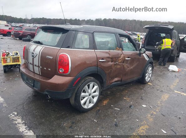 WMWZB3C53GWR48147 2016 MINI COUNTRYMAN Burgundy Задня права чверть