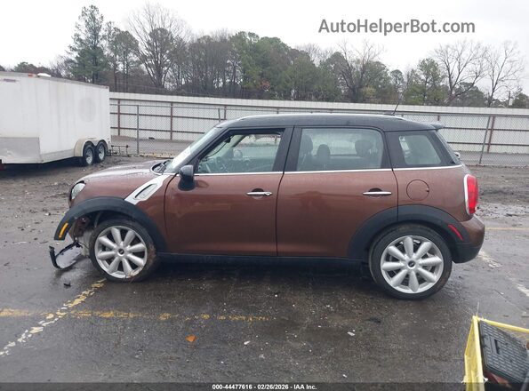 WMWZB3C53GWR48147 2016 MINI COUNTRYMAN Burgundy Вид задньої частини салону