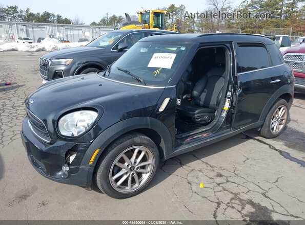 WMWZB3C54GWR49016 2016 MINI COUNTRYMAN Black წინა მარცხენა ხედი სამი მეოთხედიდან
