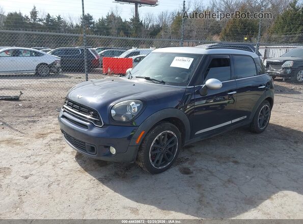 WMWZC3C59GWT10997 2016 MINI COUNTRYMAN Синий Передняя левая четверть