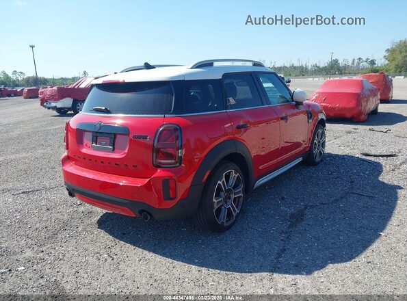 WMZ53BR00P3P95393 2023 MINI COUNTRYMAN Red Rear right