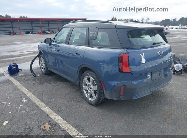 WMZ53GA00S7R63687 2025 MINI SE COUNTRYMAN Blue Задня ліва чверть