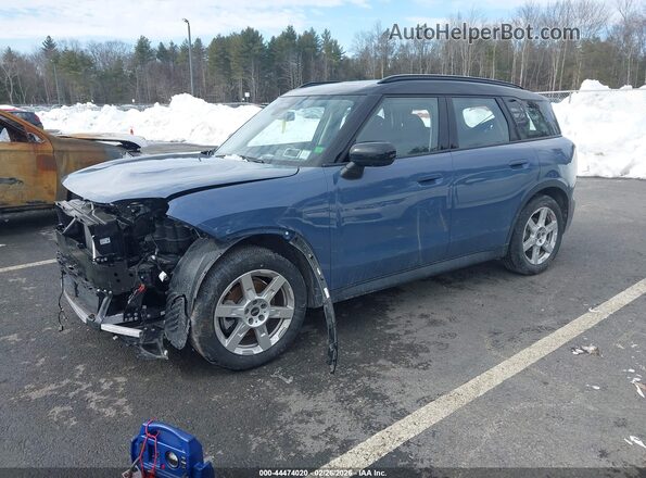 WMZ53GA00S7R63687 2025 MINI SE COUNTRYMAN Blue Передня ліва чверть