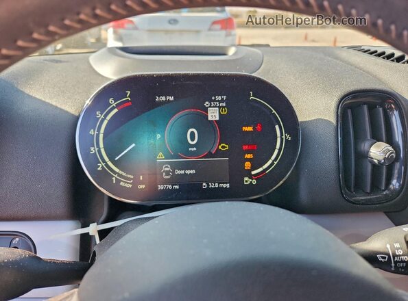 WMZ83BR00P3P66358 2023 MINI COOPER Gray Vista del cuadro de instrumentos