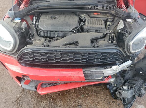 WMZ83BR04P3P63110 2023 MINI COOPER Red Widok wnętrza z tyłu