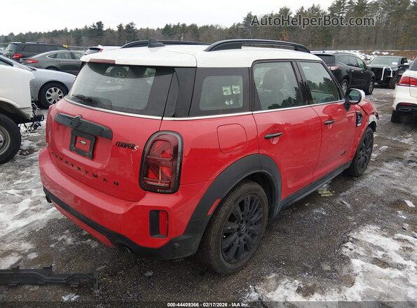 WMZ83BR05R3R42596 2024 MINI COUNTRYMAN Красный Задняя правая четверть