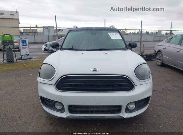 WMZYS7C30J3E08321 2018 MINI COUNTRYMAN White Vista del cuadro de instrumentos