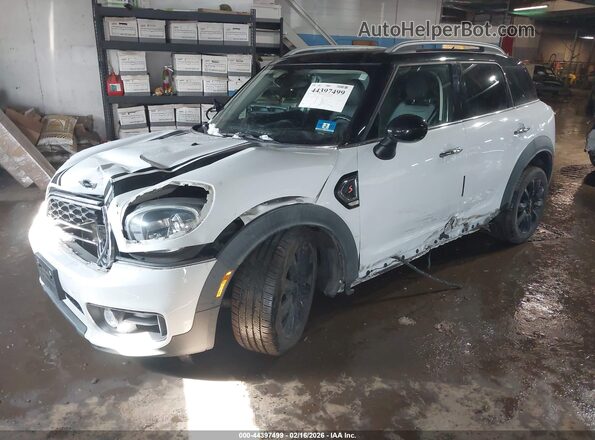 WMZYT3C38H3D98458 2017 MINI COUNTRYMAN White Vista tres cuartos delantera izquierda