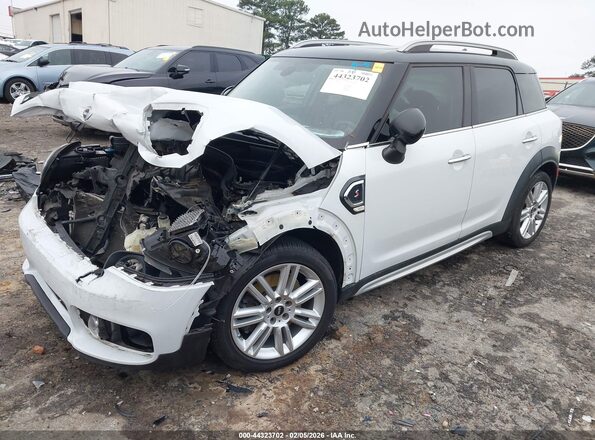 WMZYT3C38J3E00313 2018 MINI COUNTRYMAN White Vista tres cuartos delantera izquierda