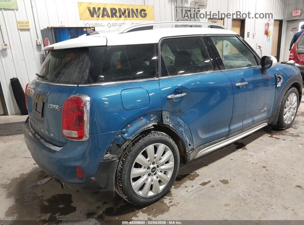 WMZYT5C32H3D80646 2017 MINI COUNTRYMAN Blue Rear right