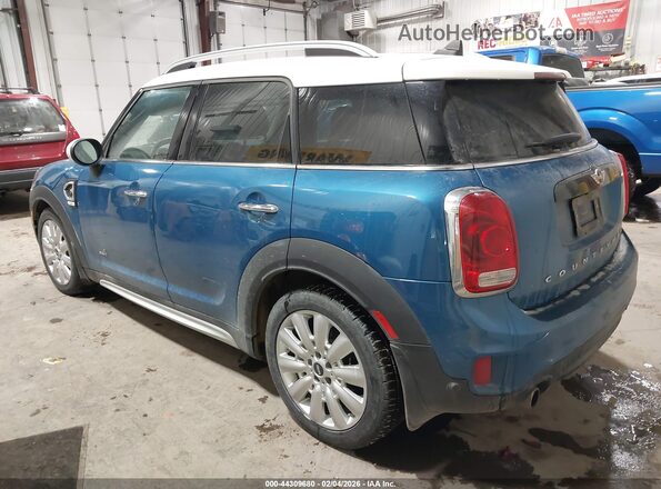 WMZYT5C32H3D80646 2017 MINI COUNTRYMAN Blue Rear left