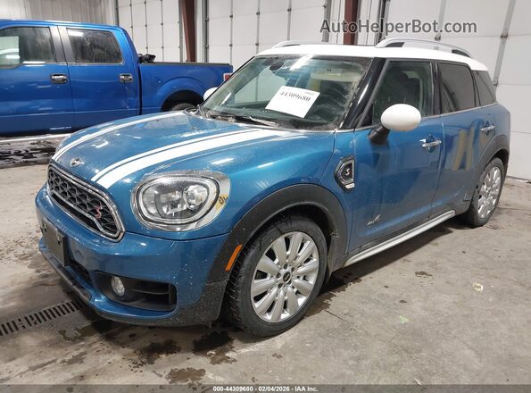 WMZYT5C32H3D80646 2017 MINI COUNTRYMAN Blue Front left
