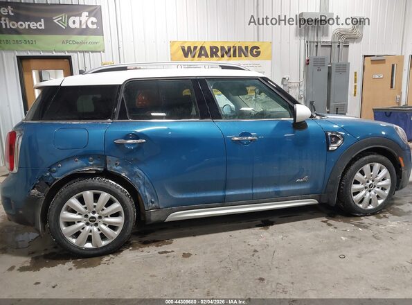 WMZYT5C32H3D80646 2017 MINI COUNTRYMAN Blue Rear interior view