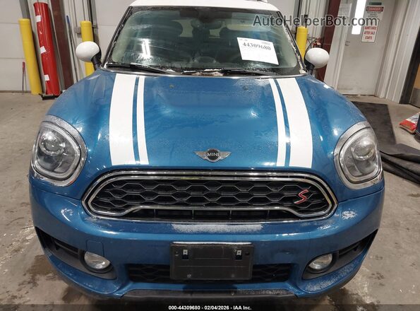 WMZYT5C32H3D80646 2017 MINI COUNTRYMAN Blue Instrument cluster view