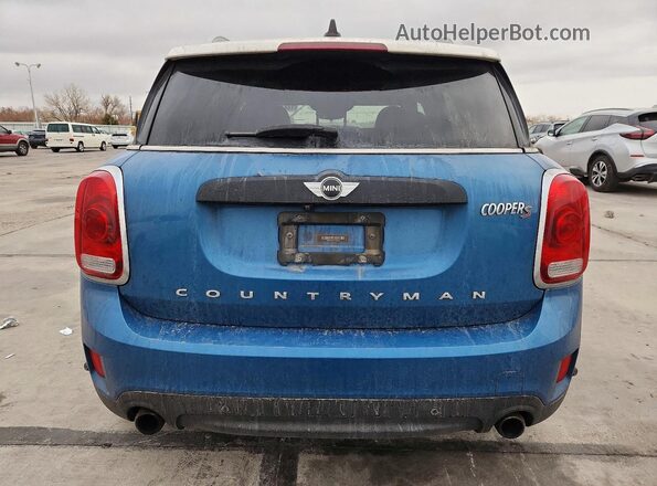 WMZYT5C37J3E60434 2018 MINI COOPER Синий Вид сзади