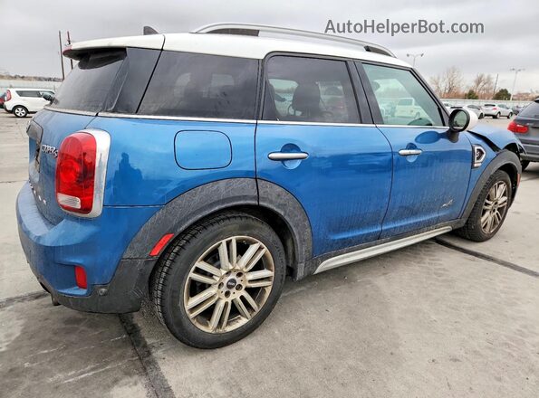 WMZYT5C37J3E60434 2018 MINI COOPER Синий Задняя правая четверть