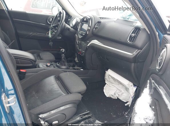 WMZYT5C38J3E69286 2018 MINI COUNTRYMAN Blue Widok wnętrza z przodu