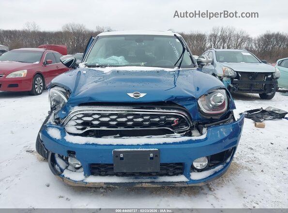 WMZYT5C38J3E69286 2018 MINI COUNTRYMAN Blue Widok z przodu