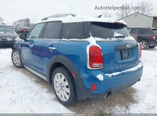 WMZYT5C38J3E69286 2018 MINI COUNTRYMAN Blue Tył lewy