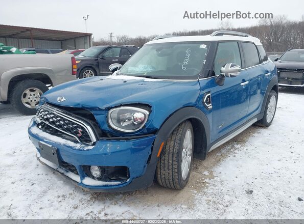 WMZYT5C38J3E69286 2018 MINI COUNTRYMAN Blue Przód lewy